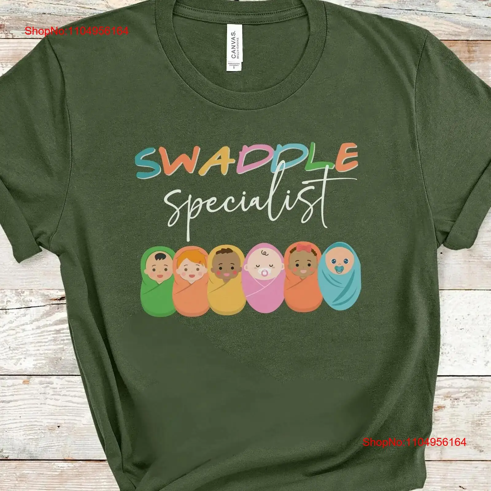 Baby Nursery Unit - Футболка Swaddle SpecialisT, рабочая и доставка,