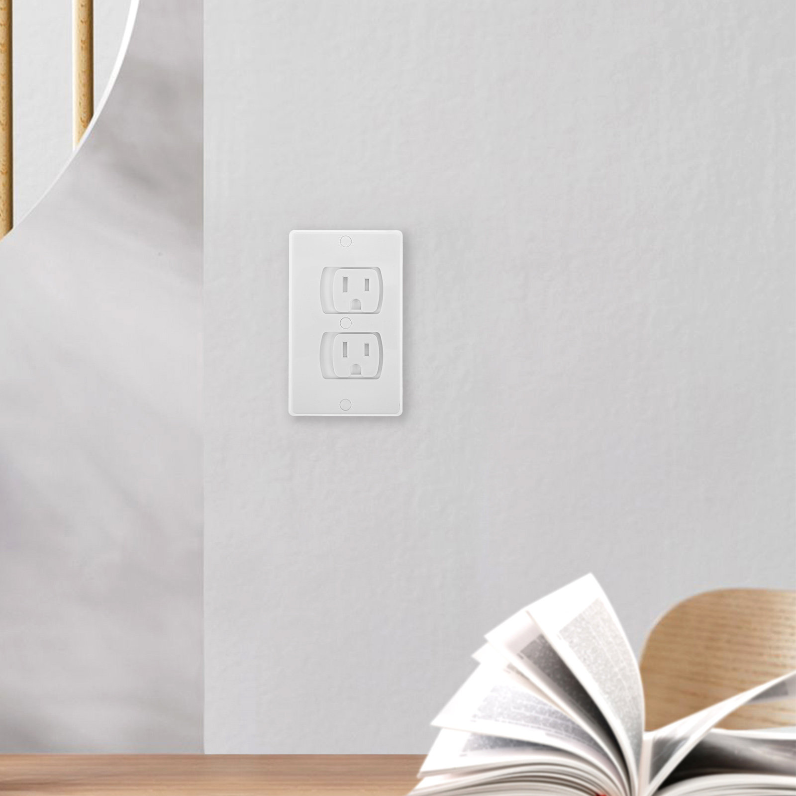 Outlet Cover Childproof - 6 шт. защитных накладок на розетки