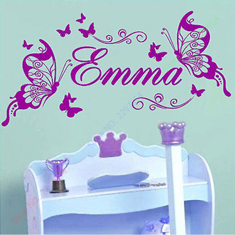 Baby Nursery Panelling - Новые виниловые наклейки с изображением бабочек