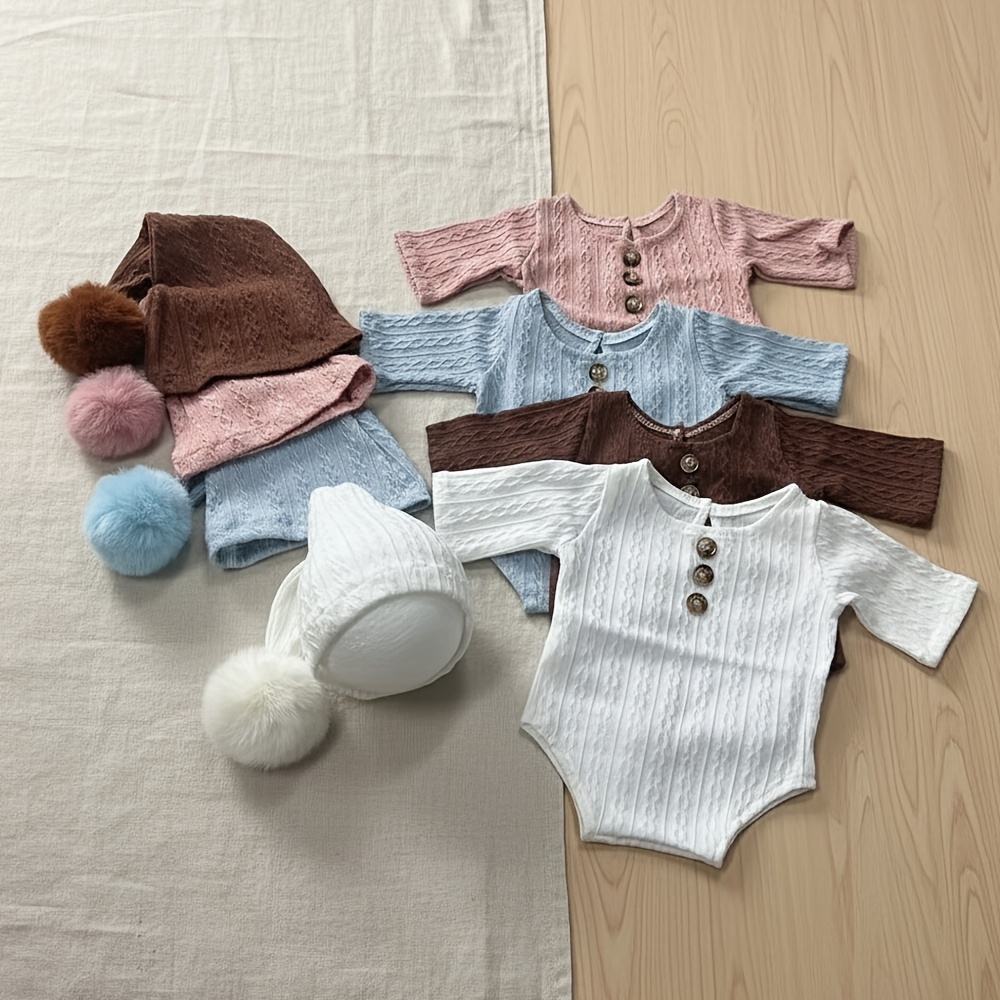 Baby Nursery Set - Реквизит для фотосъемки новорожденных, комбинезон с