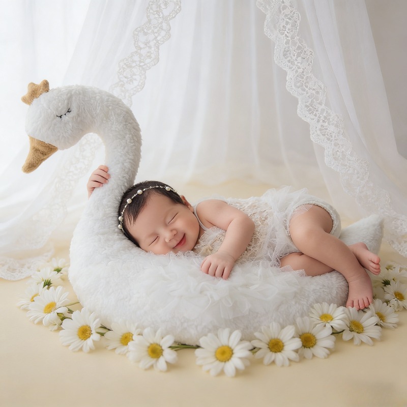 Baby Nursery Set - Комплект кружевного костюма с лебедем для