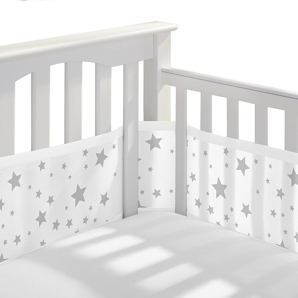 Baby Nursery Glider - Дышащий бортик для детской кроватки, защитный