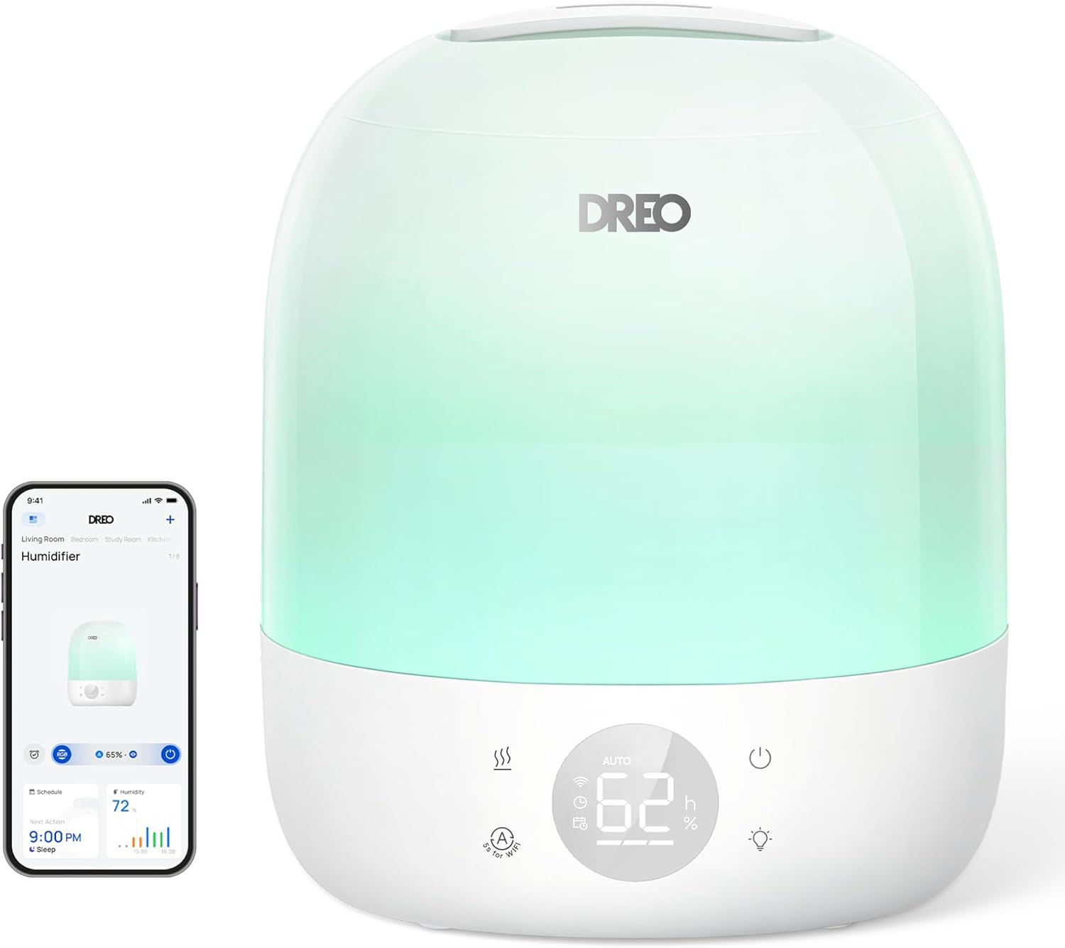 Baby Nursery Humidifier - Увлажнитель воздуха 30H с холодным туманом,