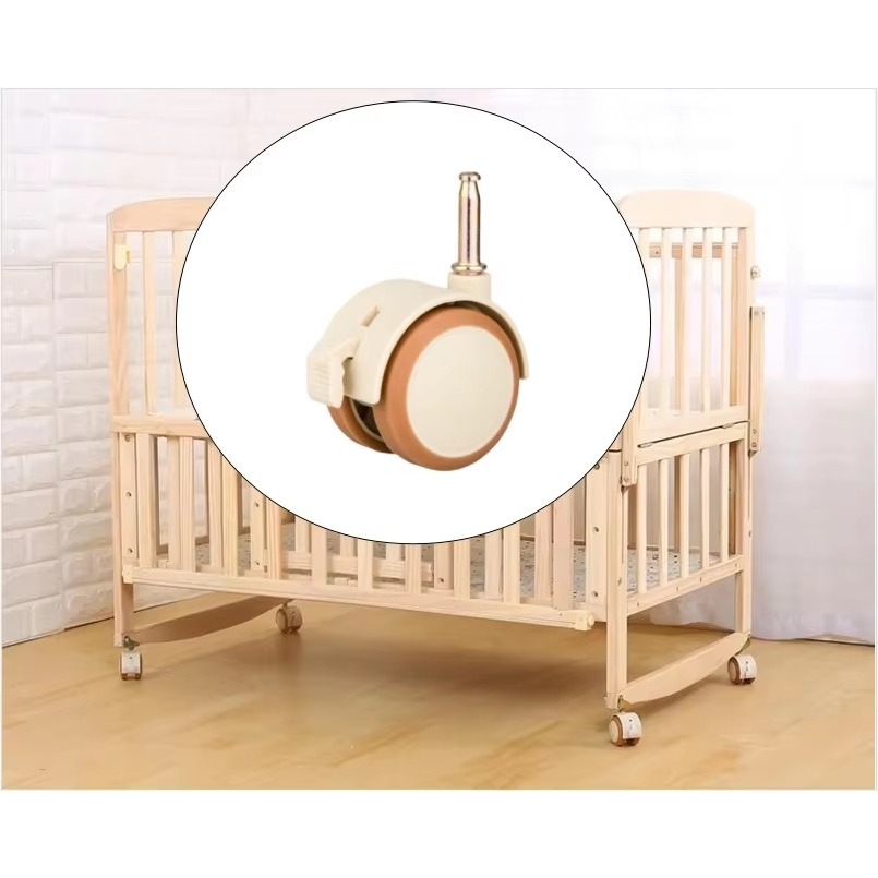 Baby Nursery Trolley - 2/4 шт. 2-дюймовые поворотные ролики для