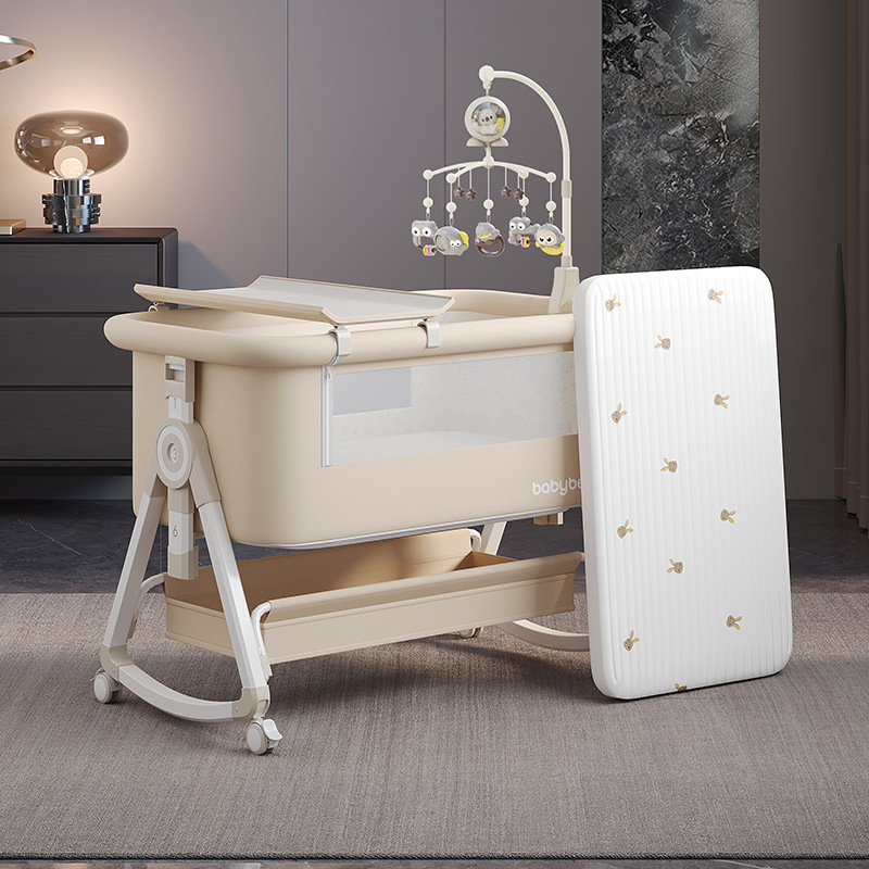Baby Nursery Trolley - Детская кроватка, портативная и регулируемая, складная,