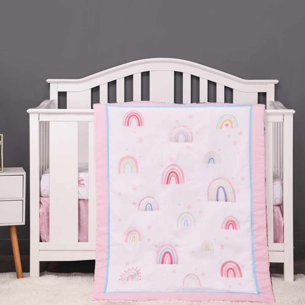 Baby Nursery Sets - 3 шт. Радужная детская кроватка, детский