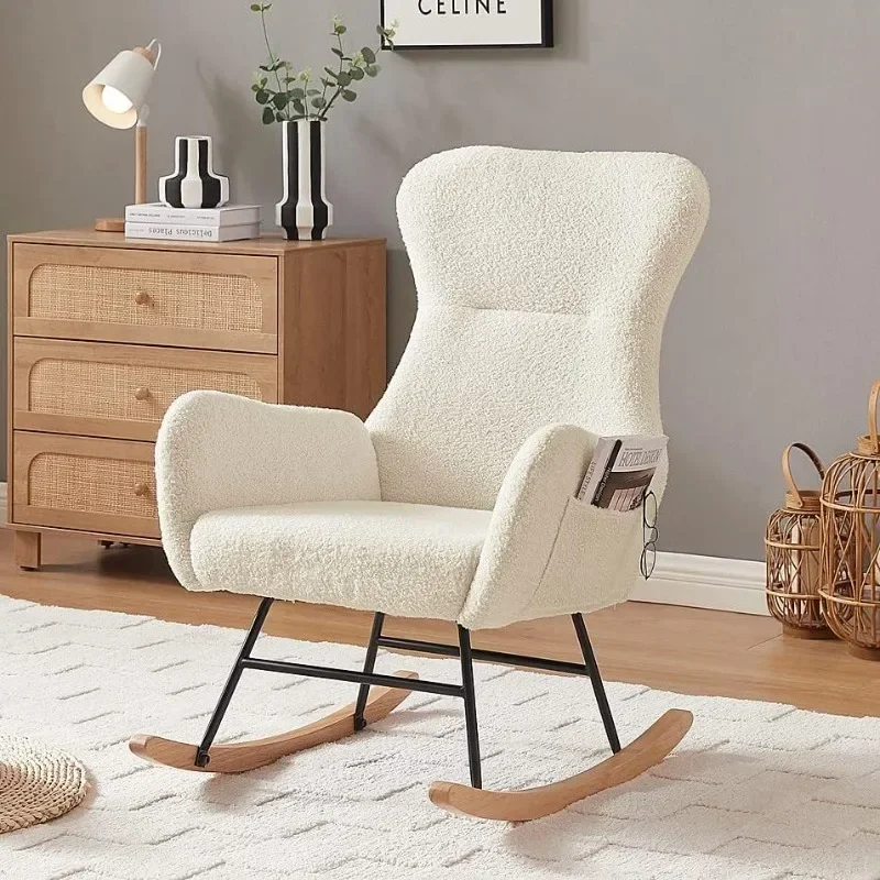 Baby Nursery Rocking Chair - Кресло-качалка Hansones для детской, современное акцентное