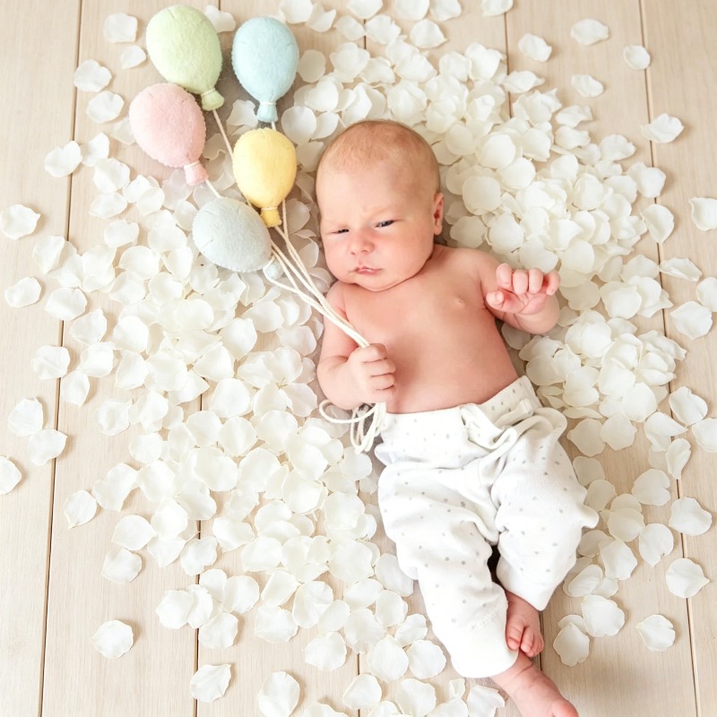 Baby Nursery Set - Набор из 8 фетровых шаров-облаков для