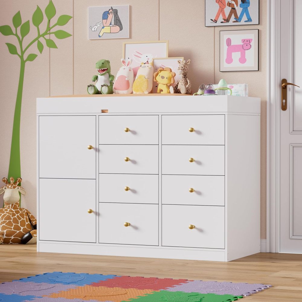 Классический детский комод с 8 – обзор и цена Baby Nursery Dresser
