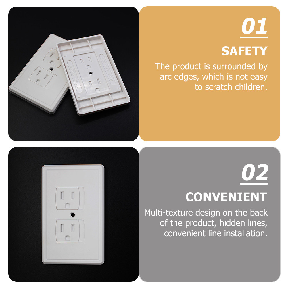 6 шт. защитных накладок на роз – обзор и цена Outlet Cover Childproof