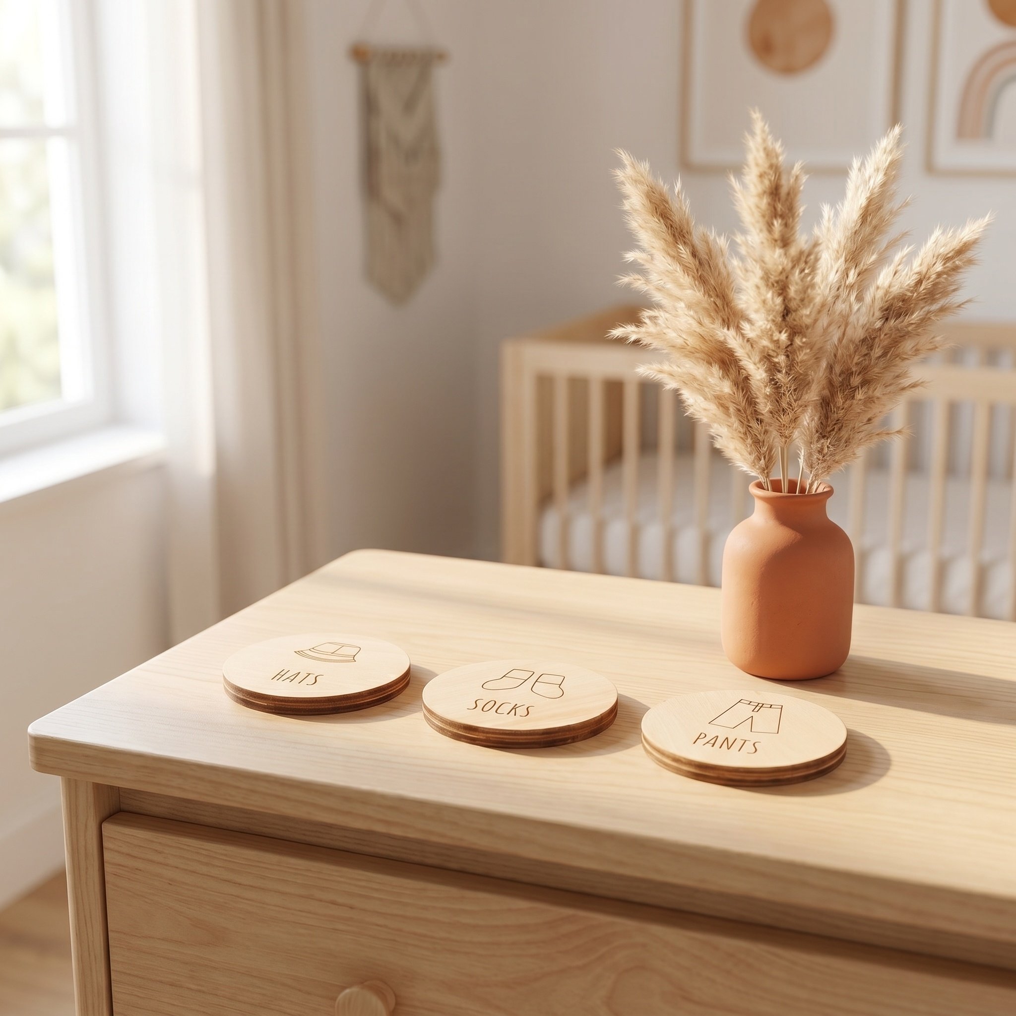Круглые деревянные бирки для д – обзор и цена Baby Nursery Dresser