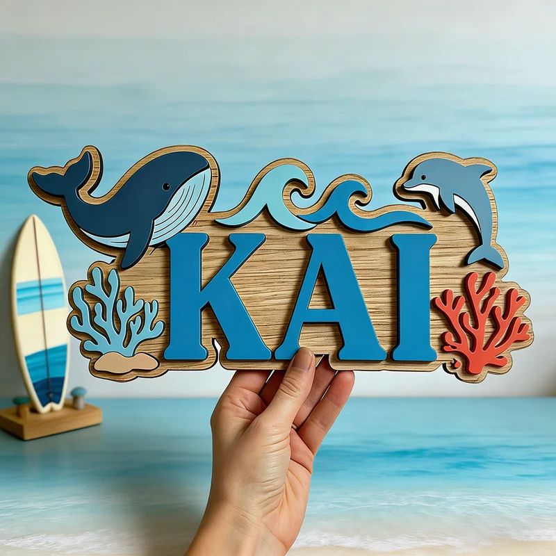 Деревянная табличка с именем н – обзор и цена Baby Nursery Name Wall Art