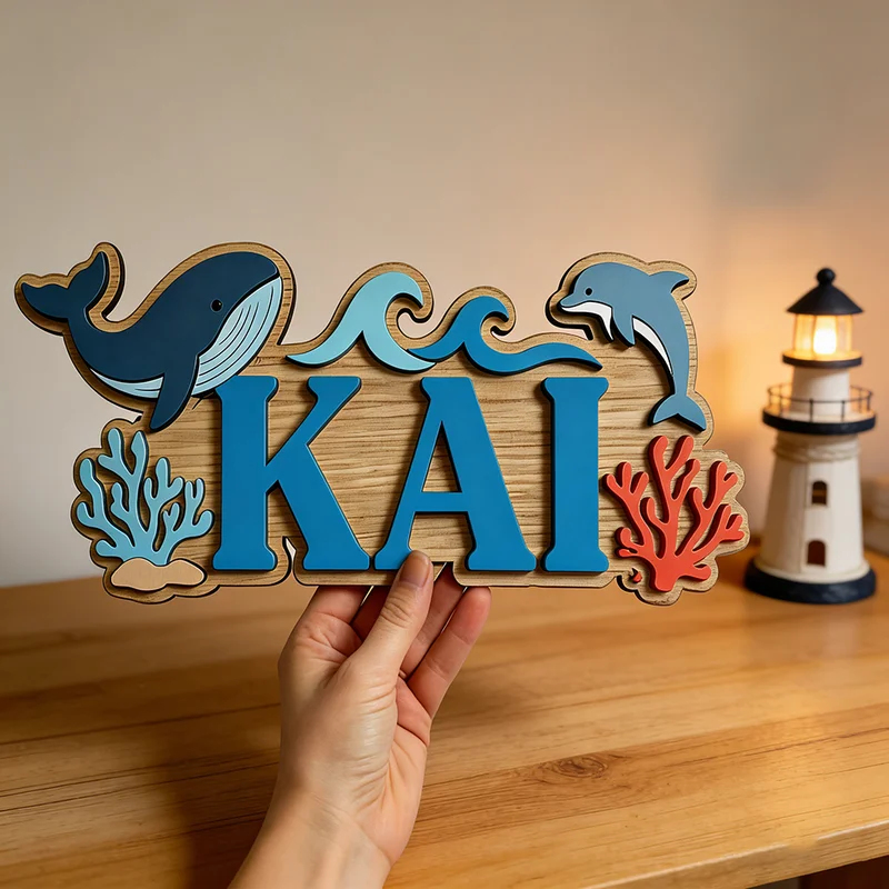 Деревянная табличка с именем н – обзор и цена Baby Nursery Name Wall Art