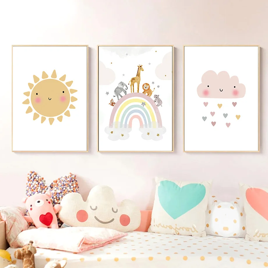 Постеры и принты с изображение – обзор и цена Baby Nursery Elephant