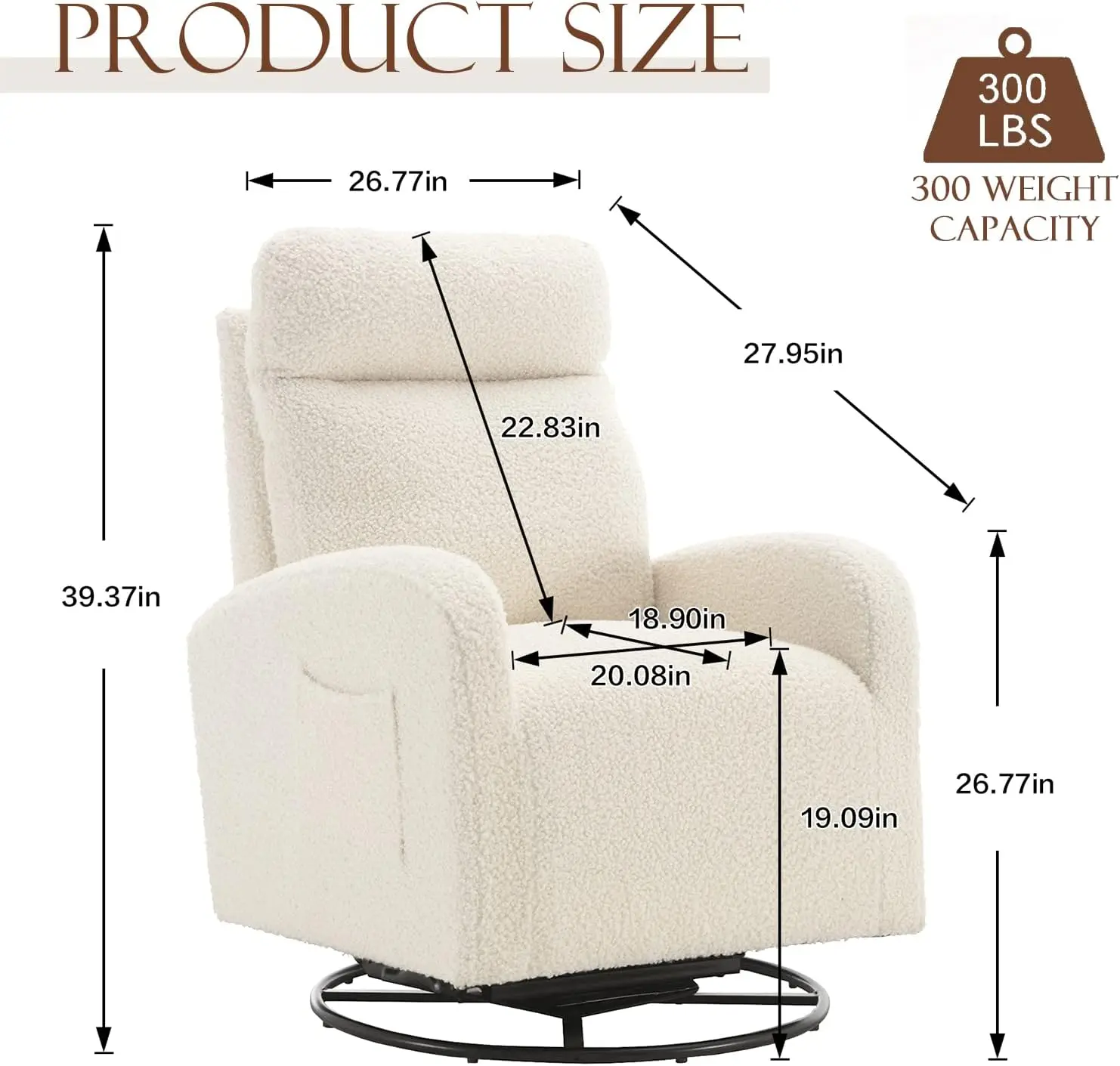 Современное поворотное кресло- – обзор и цена Baby Nursery Rocking Chair
