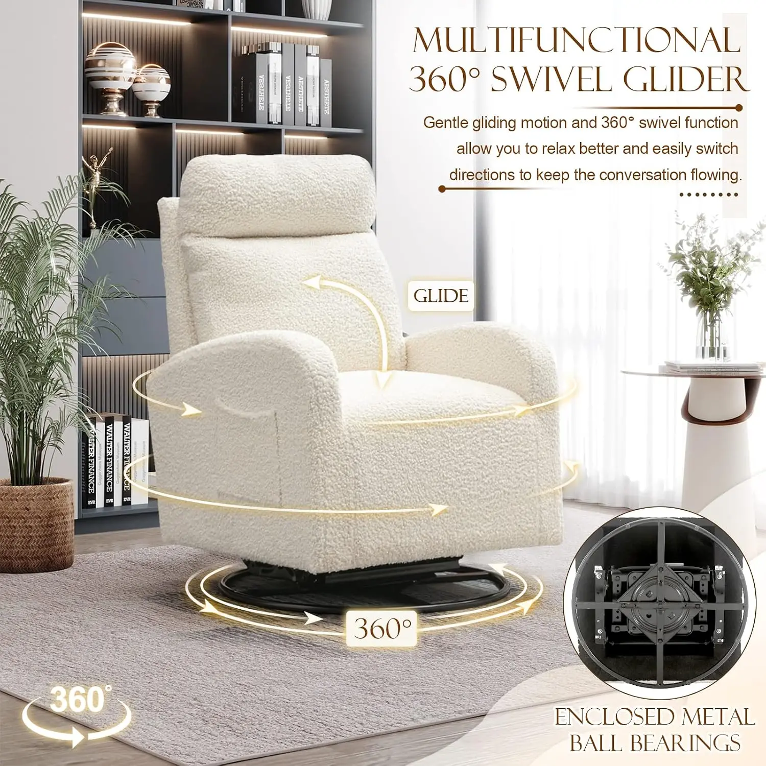 Современное поворотное кресло- – обзор и цена Baby Nursery Rocking Chair