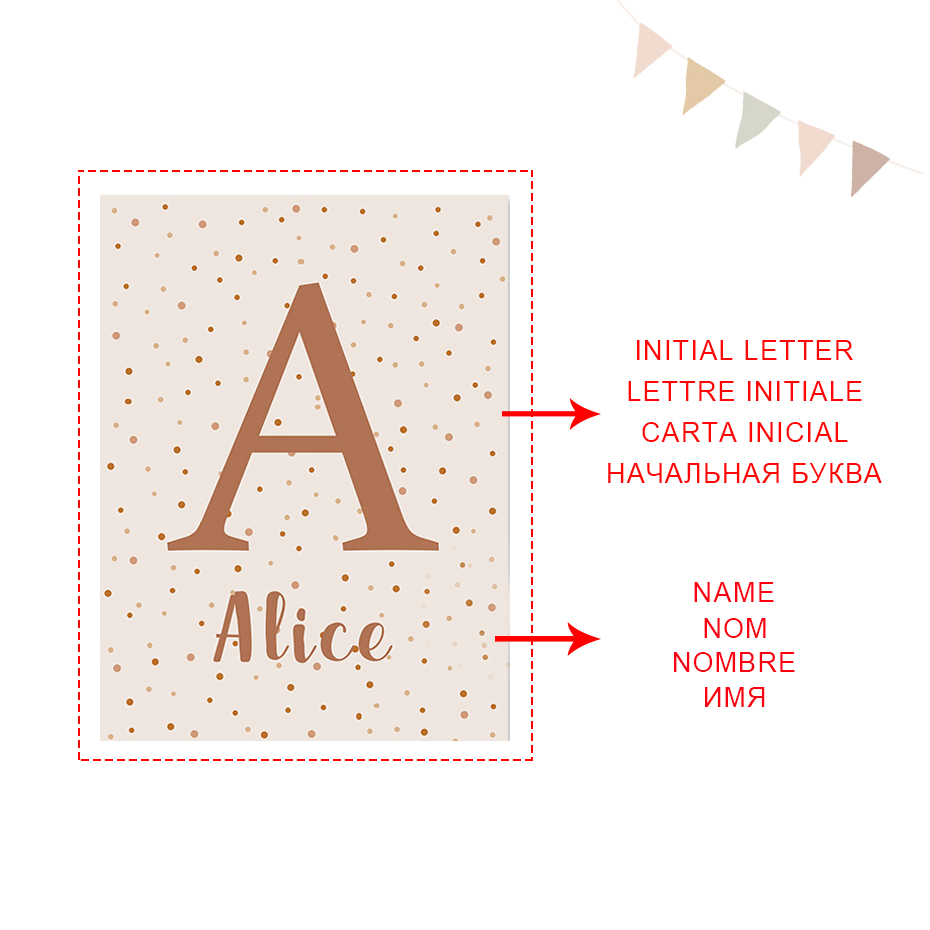 Абстрактное солнце Радуга инди – обзор и цена Baby Nursery Name Wall Art