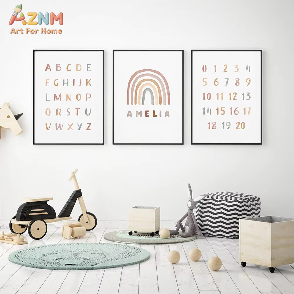 Постер с индивидуальным дизайн – обзор и цена Baby Nursery Name Wall Art