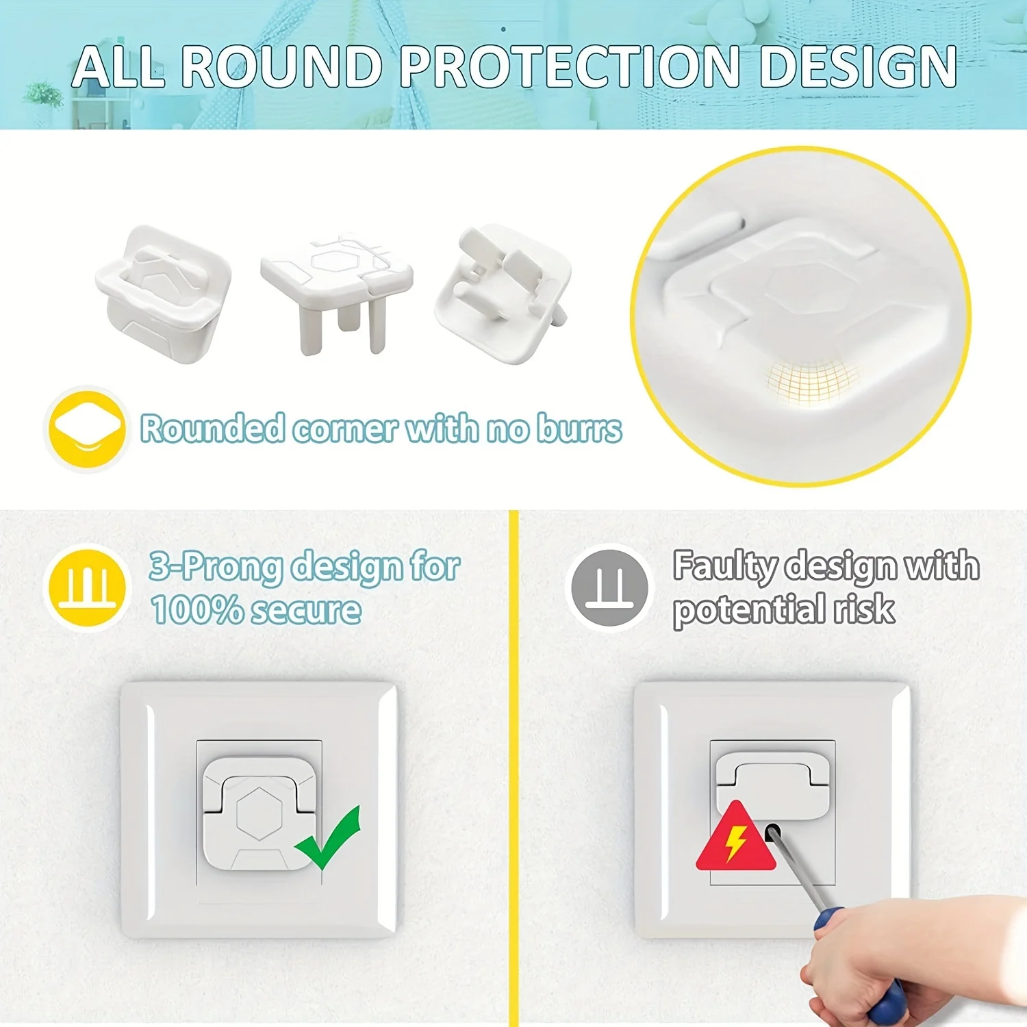 1-20 шт. Защитные заглушки для – обзор и цена Outlet Cover Childproof