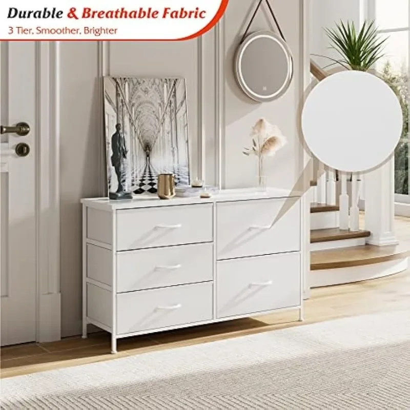 Белый комод для спальни с 5-мя – обзор и цена Baby Nursery Dresser