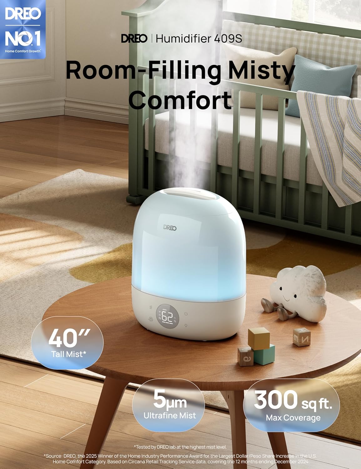 Увлажнитель воздуха 30H с холо – обзор и цена Baby Nursery Humidifier