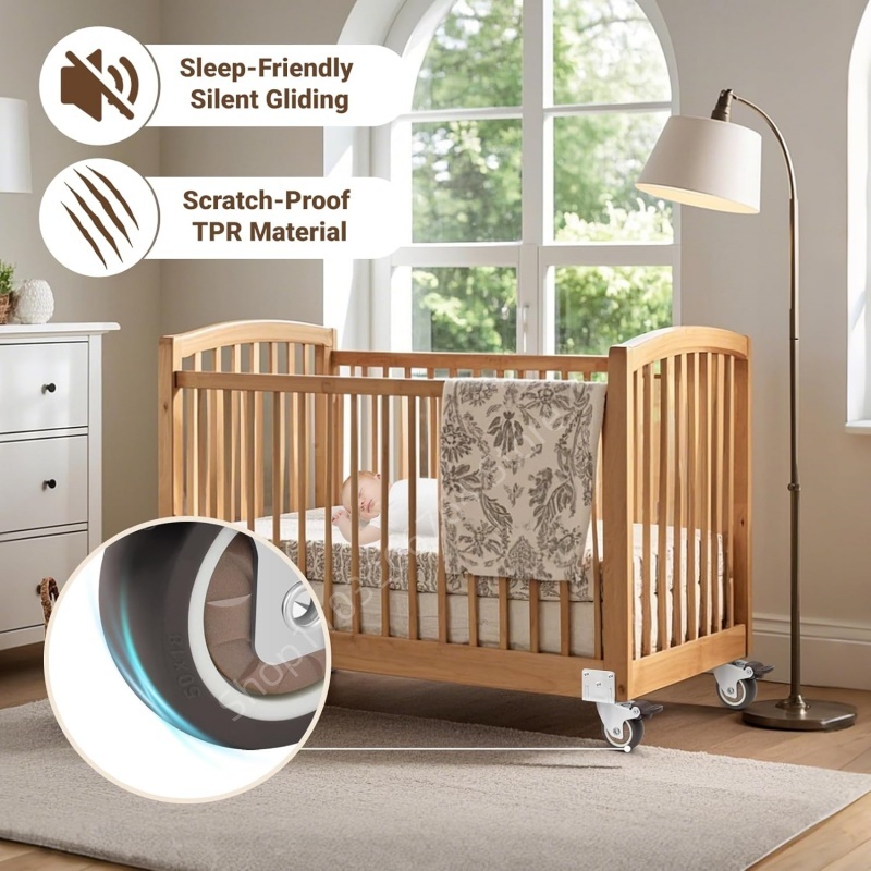 4 шт. L-образные сверхмощные м – обзор и цена Baby Nursery Trolley