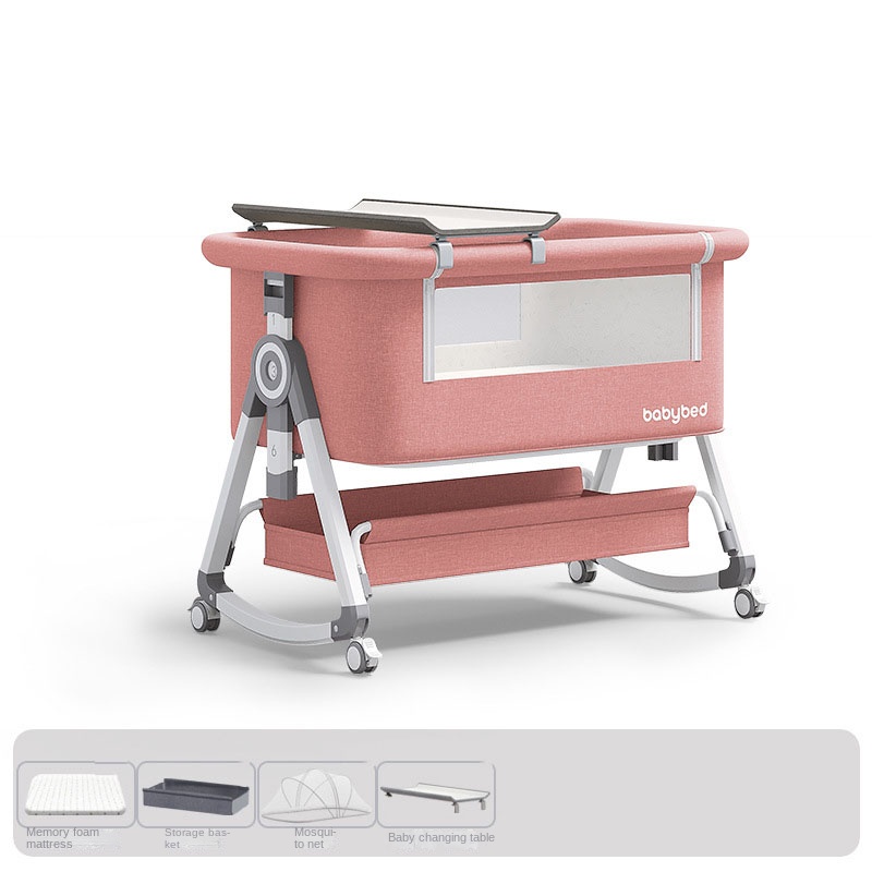 Детская кроватка, портативная  – обзор и цена Baby Nursery Trolley