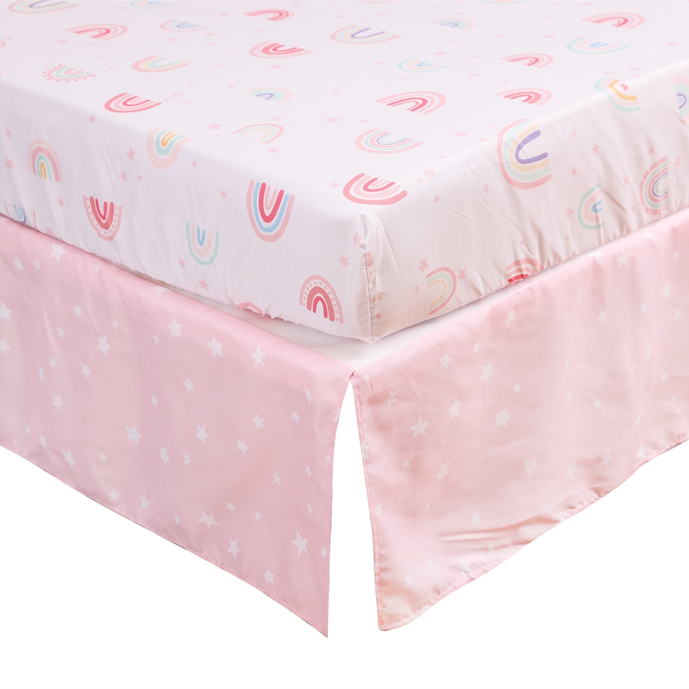3 шт. Радужная детская кроватк – обзор и цена Baby Nursery Sets
