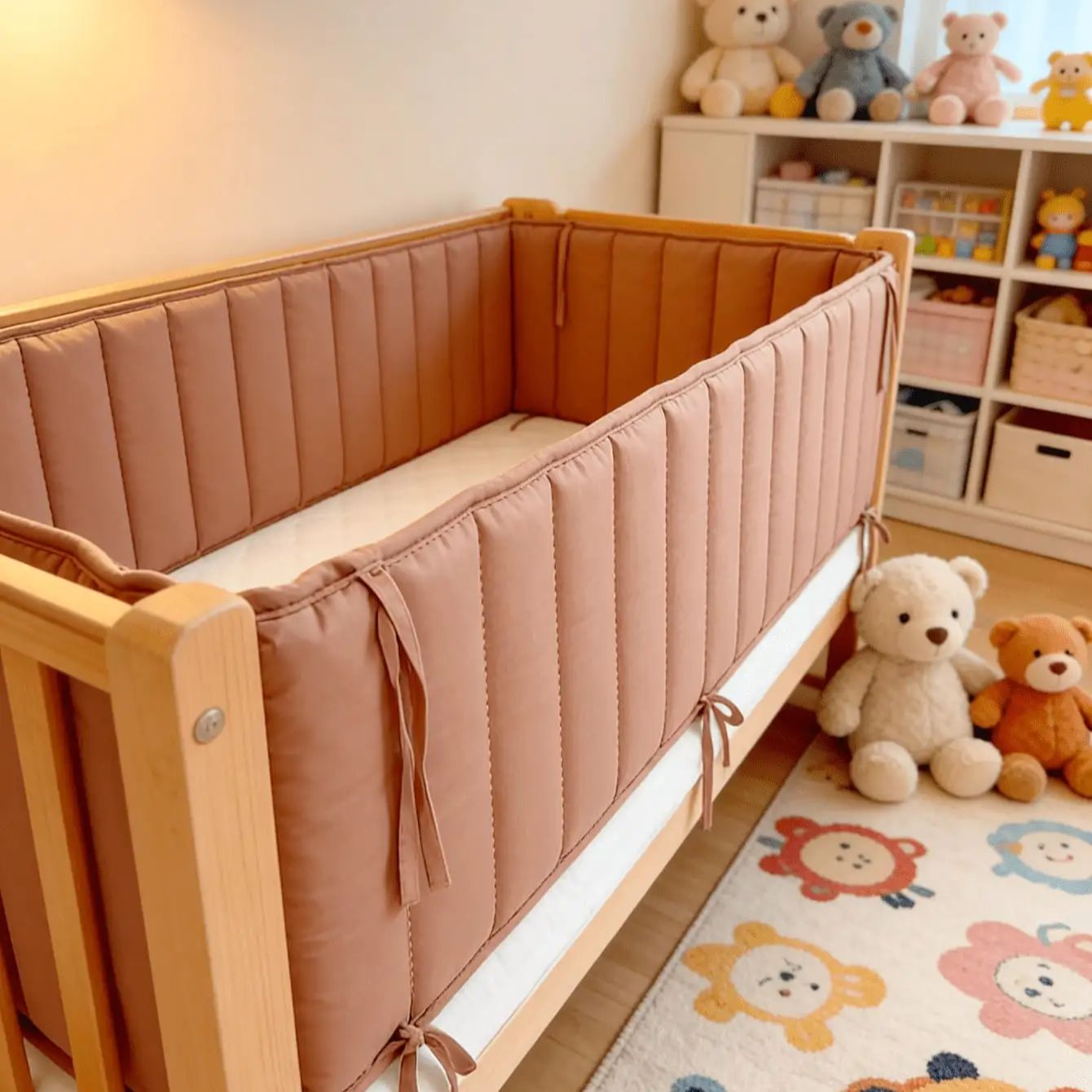 Мягкий защитный барьер-косичка – обзор и цена Baby Nursery Glider