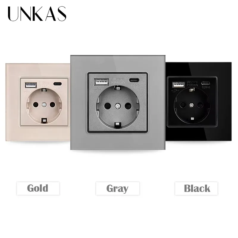 UNKAS Type-C USB-панель из зак – обзор и цена Outlet Cover Childproof