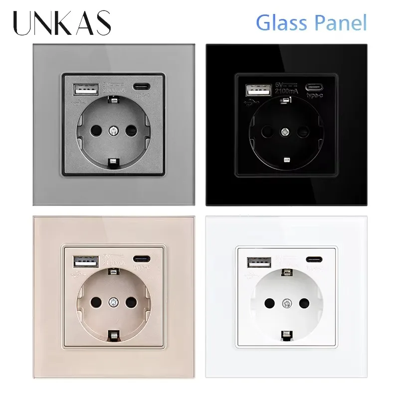 UNKAS Type-C USB-панель из зак – обзор и цена Outlet Cover Childproof