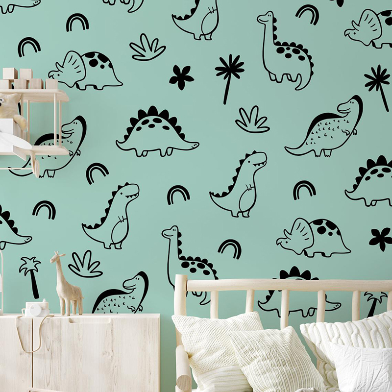 Геометрическое дерево динозавр – обзор и цена Baby Nursery Panelling