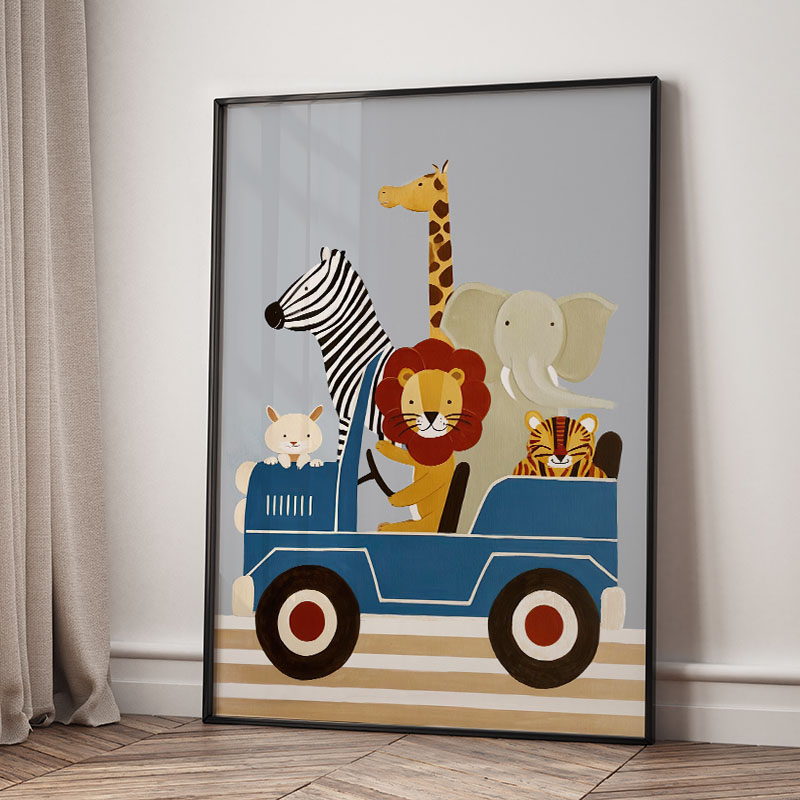 Забавные мультяшные животные:  – обзор и цена Baby Nursery Things