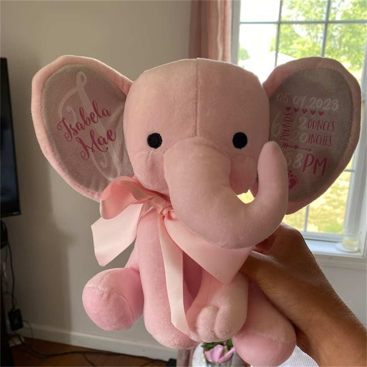Плюшевый слон со статистикой р – обзор и цена Baby Nursery Elephant