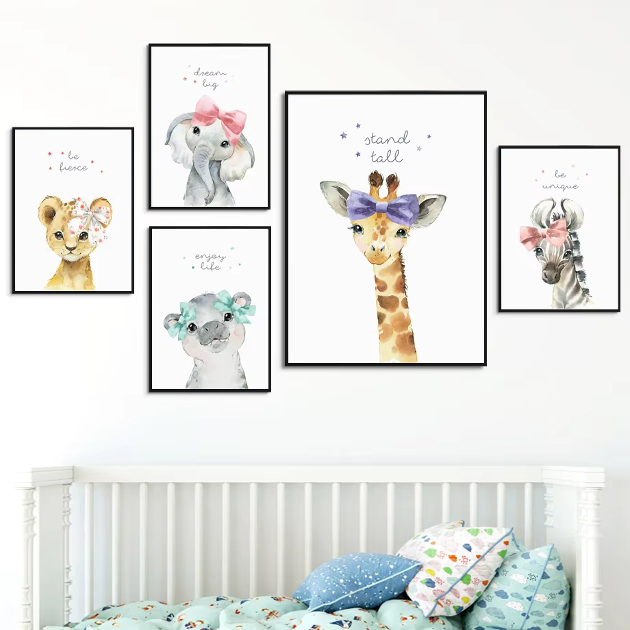 Лев Зебра Жираф Слон Бегемот Ц – обзор и цена Baby Nursery Elephant