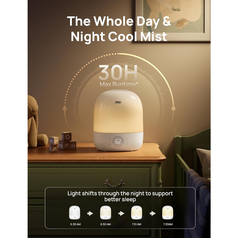 Умные увлажнители воздуха для  – обзор и цена Baby Nursery Humidifier