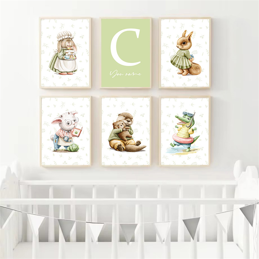 Детский плакат с именем на зак – обзор и цена Baby Nursery Name Wall Art