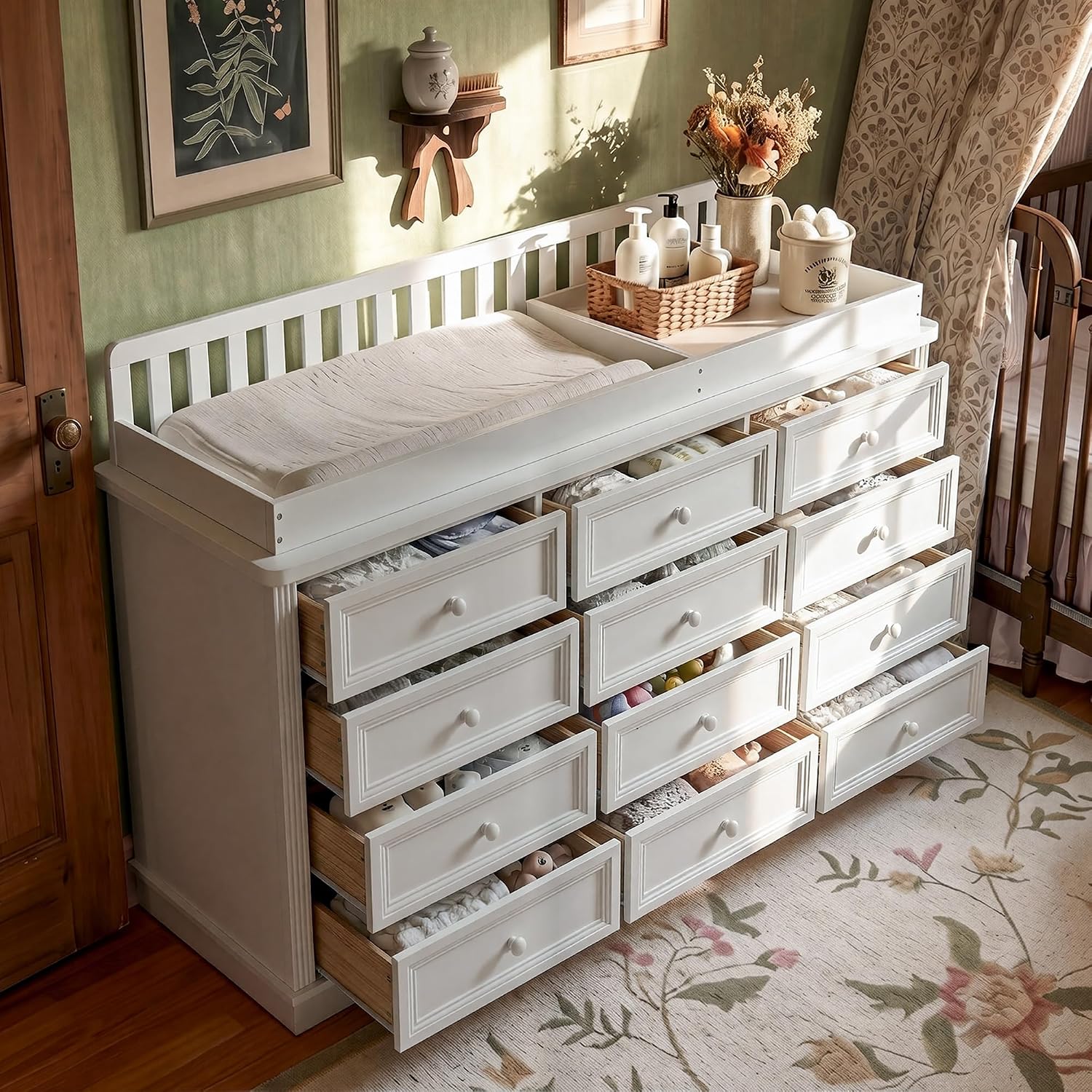 Пеленальный столик-комод, 100% – обзор и цена Baby Nursery Dresser