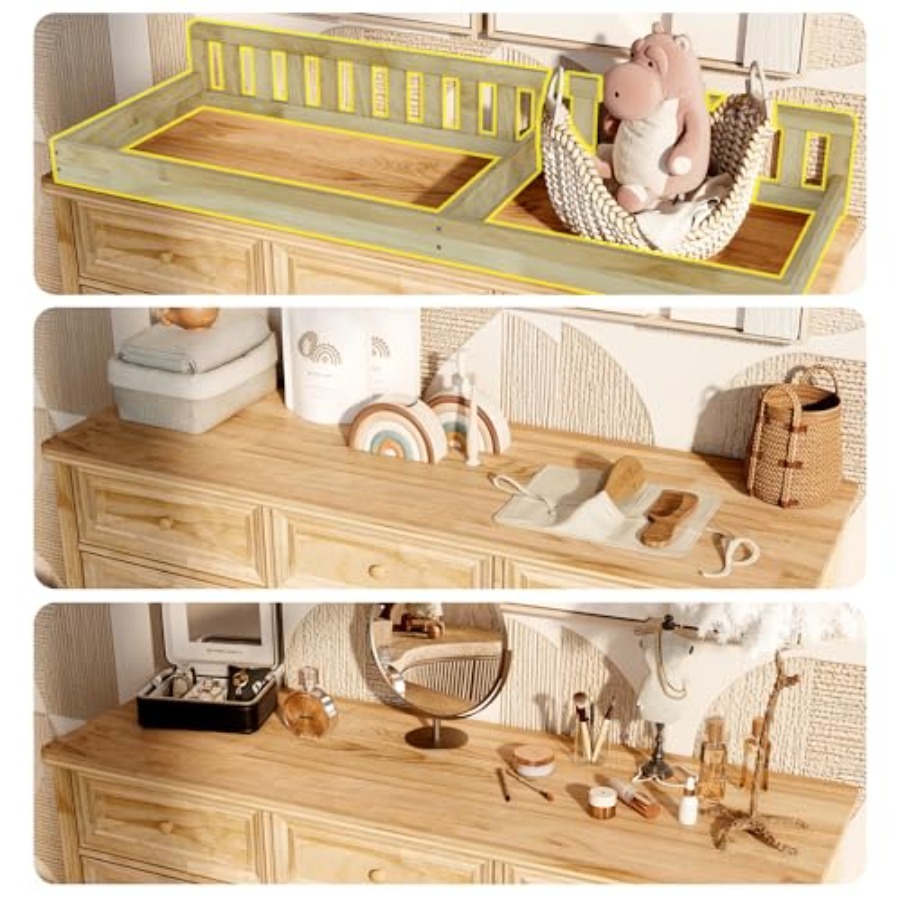 Пеленальный столик-комод из 10 – обзор и цена Baby Nursery Dresser