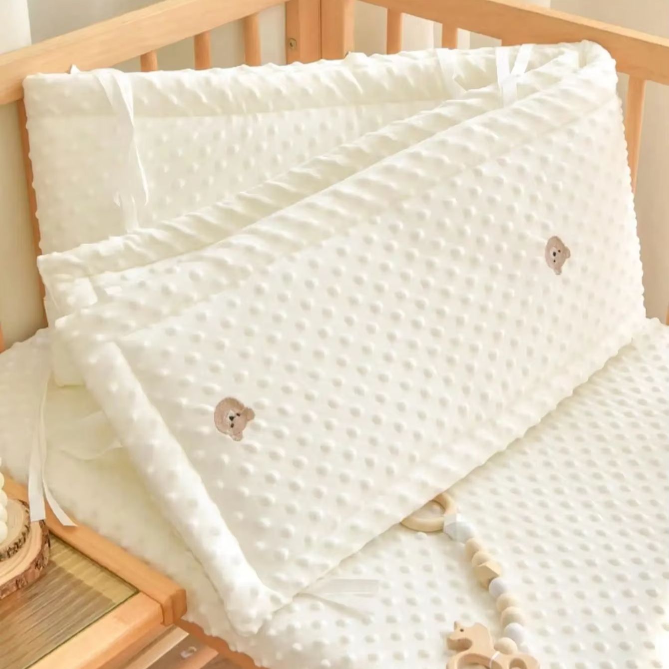 Однотонный хлопковый бампер-ог – обзор и цена Baby Nursery Glider