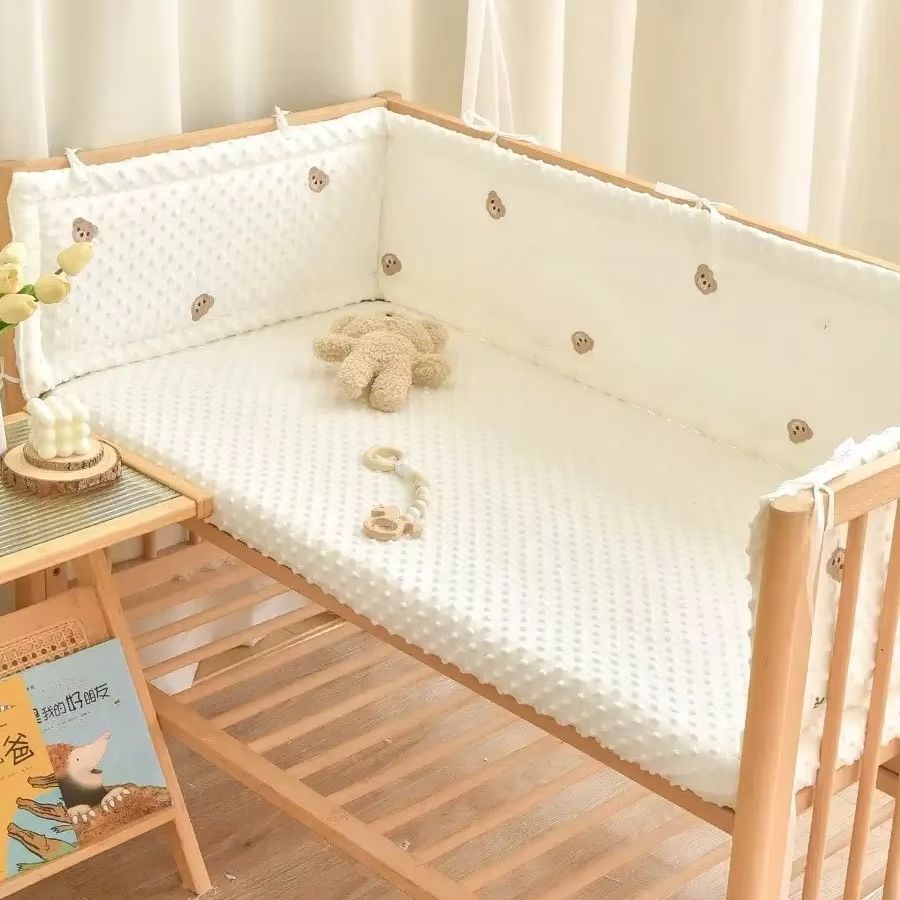 Однотонный хлопковый бампер-ог – обзор и цена Baby Nursery Glider