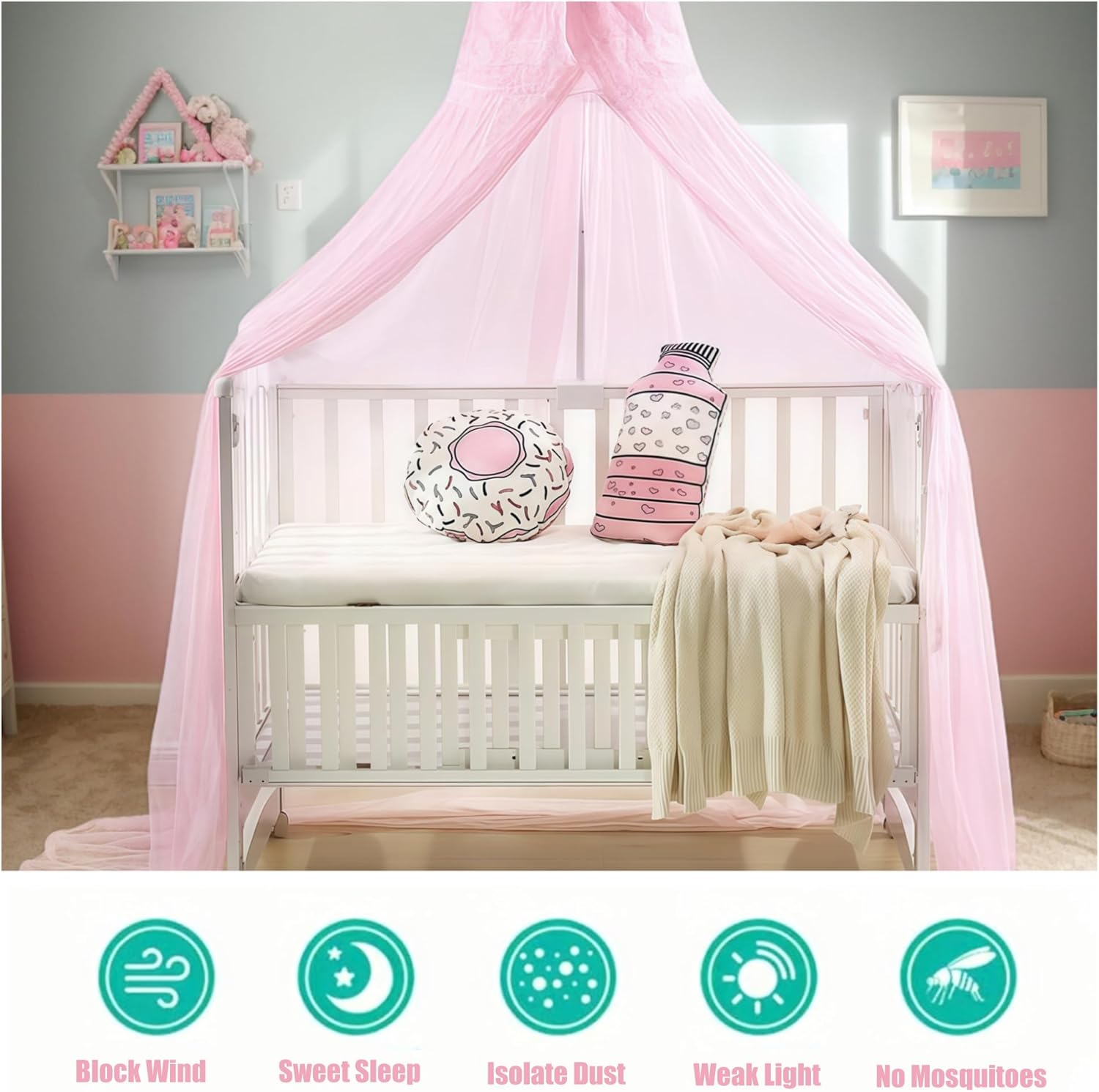 Новый балдахин для кроватки, р – обзор и цена Baby Nursery Accessories