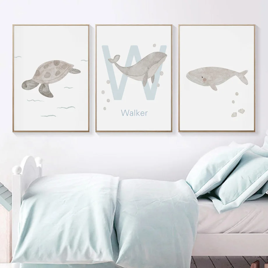 Пользовательское имя Кит Осьми – обзор и цена Baby Nursery Name Wall Art