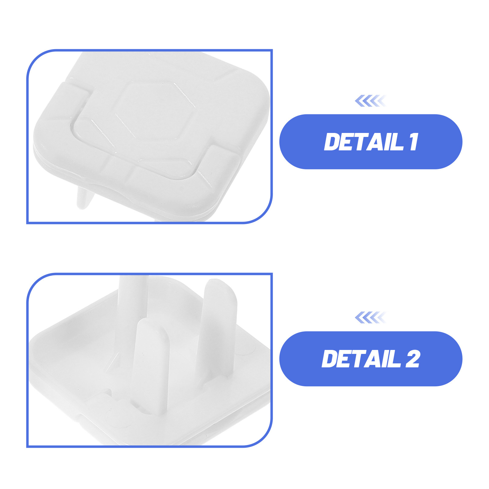 40 шт. белых защитных заглушек – обзор и цена Outlet Cover Childproof
